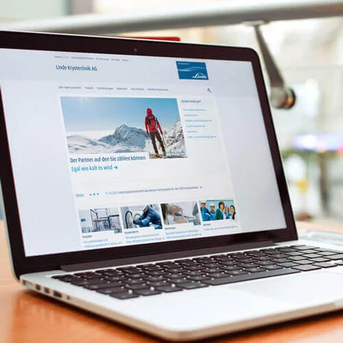 B2B – Redesign Webseite Linde Kryotechnik AG